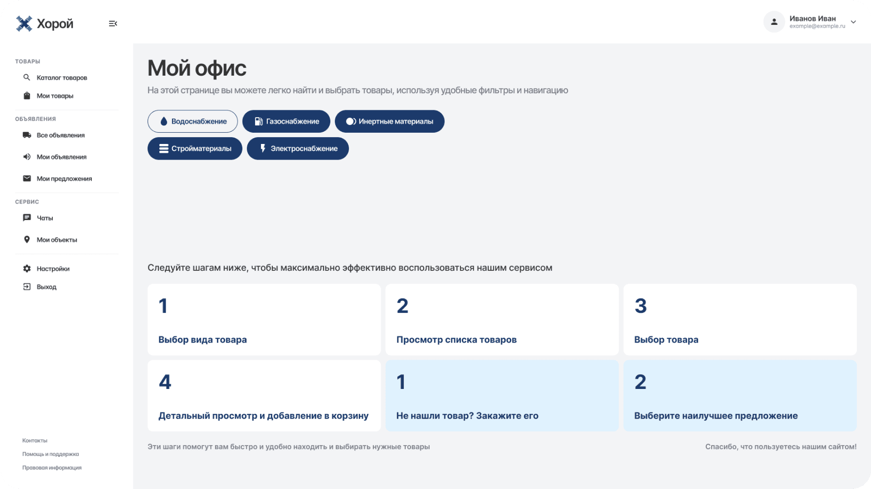 main page